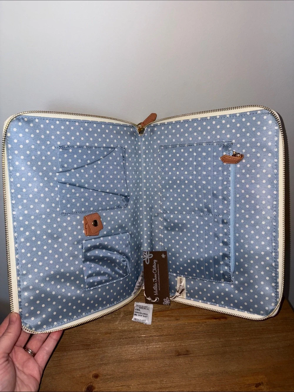 Matilda Jane Floral Tablet Cover in Cream, Pink, Blue new